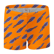 Sandy Feet Australia Swim Shorts Squiddy Tales (Orange) Swim Shorts