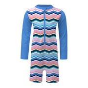 Sandy Feet Australia Toddler Sunsuits Chevron Wave Toddler Sunsuit