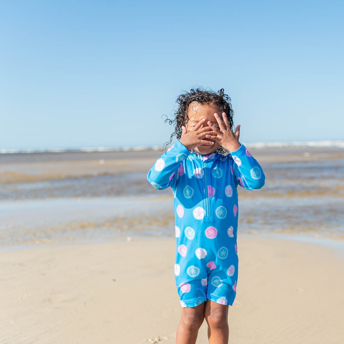 Sandy Feet Australia Toddler Sunsuits Sand Dollar Toddler Sunsuit